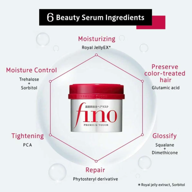 Original Japan FINO Hair Mask Repair Damaged Hair Deeply Nourish Improve Frizz High Permeability Hair Care Conditioner Membrane