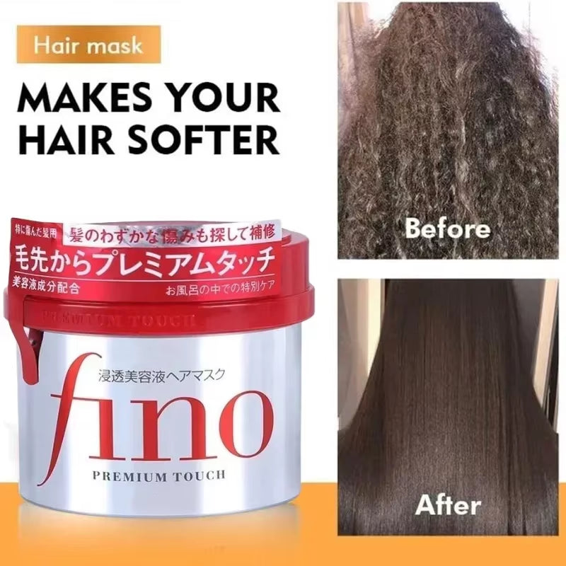 Original Japan FINO Hair Mask Repair Damaged Hair Deeply Nourish Improve Frizz High Permeability Hair Care Conditioner Membrane